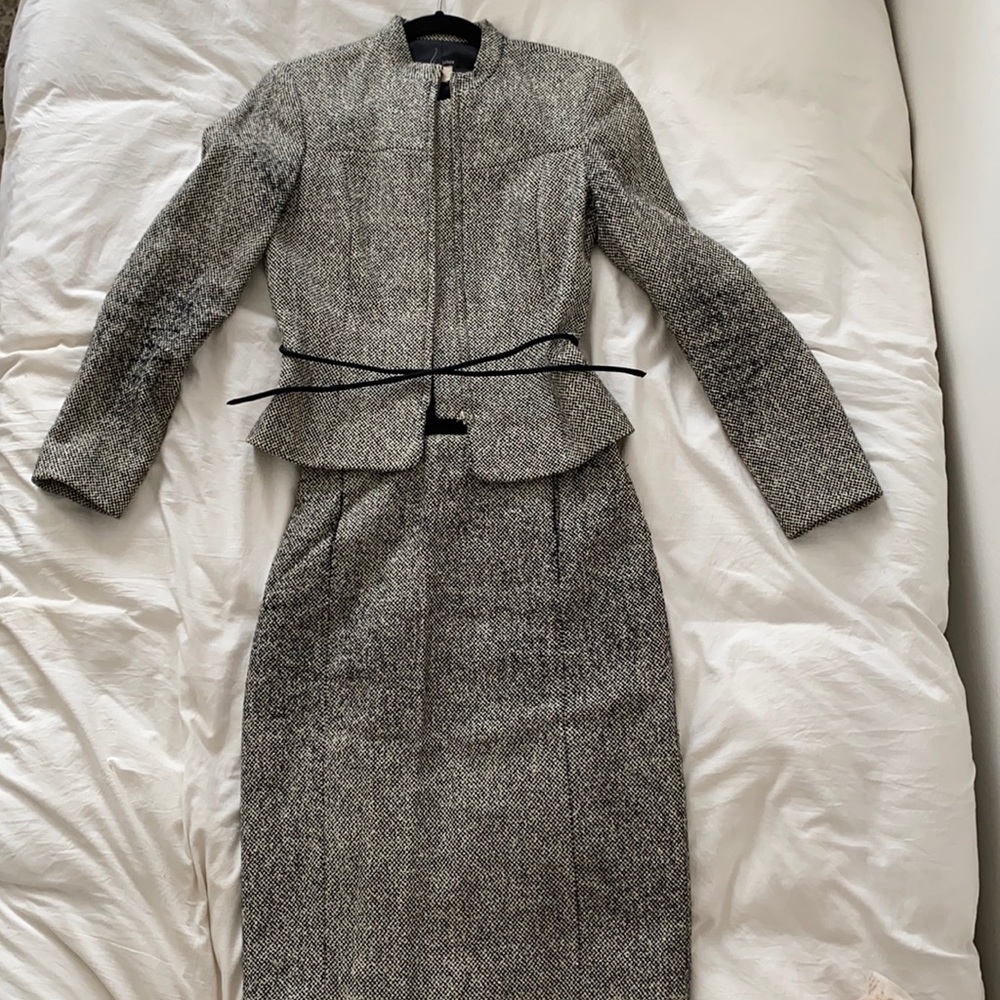 J crew suit and skirt